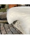 Babylammfell weiss geschoren