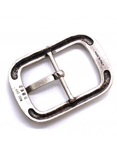 Doppelbügel Schnalle 35mm Argento America