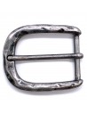 Einfache Schnalle 30mm gehämmert Argeno vecchio