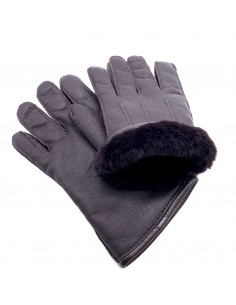 Lammfell Handschuh Finger 2