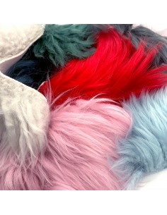 Lammfell Resten bunt gemischt 2