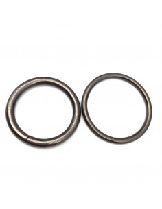 Rundringe nickel/schwarz