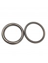 Rundringe nickel/schwarz