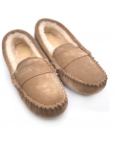 Lammfell Mokassin 2