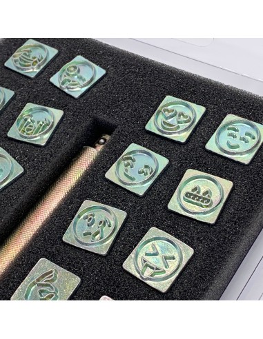 ❁naooo❁ Punzierstempel Set Emoji 12.7mm
