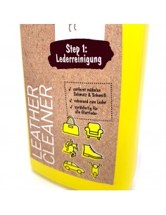 Leather cleaner step1... 2