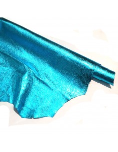 Lammnappa Metallic Blau Töne