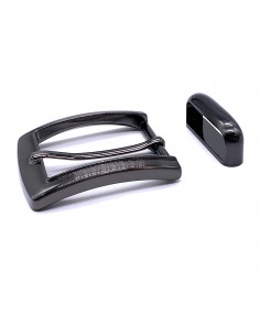 Einfache Schnalle 40mm Set mit Schlaufe