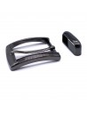 Einfache Schnalle 40mm Set mit Schlaufe
