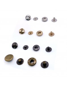 Druckknopf Niete S Feder 10mm 2