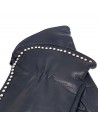 Damenhandschuh Guanti Alex aus Leder mit Nieten