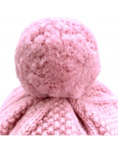 Fellhof Mütze Merino mit Bommel