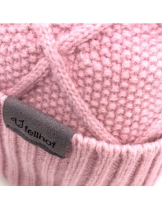 Fellhof Mütze Merino mit Bommel
