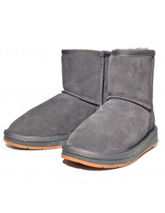 Boots Lammfell anthrazit