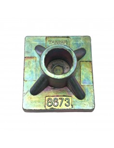 Punzierstempel 3D Totenkopf Schlüssel