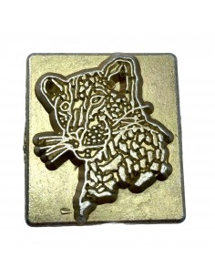 Punzierstempel 3D Leopard