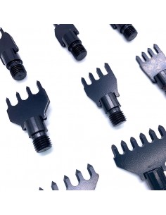Diamant Locheisen Set 1-6 Zahn 2,3,4mm