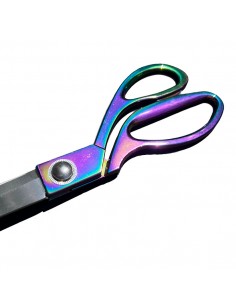 Lederschere multicolor Stoff und dünne Leder