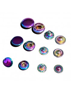 Druckknopf Niete S Feder multicolor 2