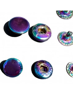 Druckknopf Niete S Feder multicolor