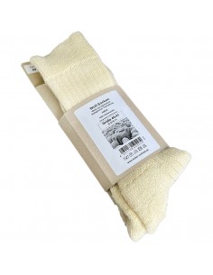 Socken Wolle natur Bund mit Elastan 2