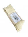 Socken Wolle natur Bund mit Elastan