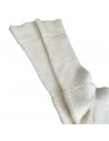 Socken Wolle natur Bund mit Elastan