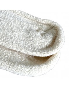 Socken Wolle natur Bund mit Elastan