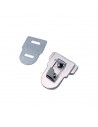 Schnappverschluss silber