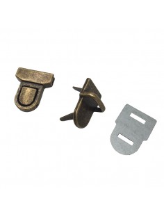 Schnappverschluss altmessing
