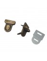 Schnappverschluss altmessing