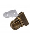 Schnappverschluss altmessing