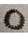Armband Edelstein Bronzit matt 10mm