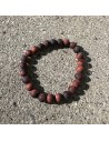 Armband Halbedelstein Tigerauge Mix matt 8mm