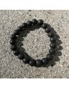 Armband Edelstein Lava matt 8mm