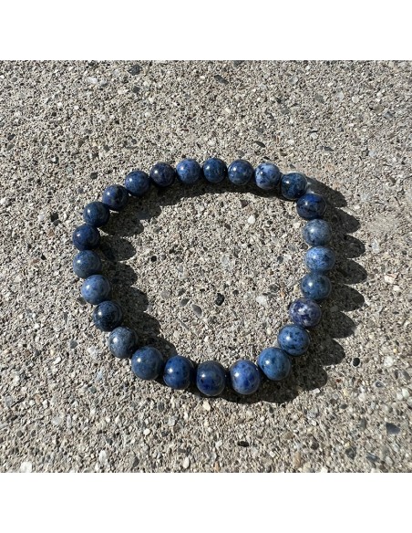Armband Edelstein Dumortierit 8mm