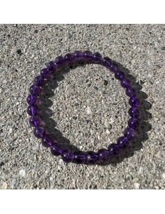 Armband Edelstein Amethyst 6mm