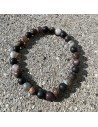 Armband Halbedelstein Botswana Achat 6mm