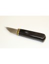 Edelstahl Leder Schneidemesser mit Holzgriff