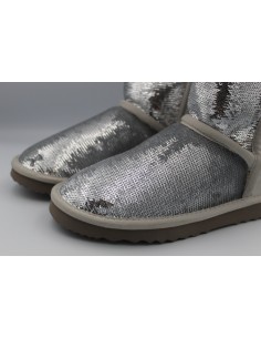 Pailletten Lammfell Schuhe... 2