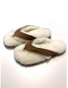 Lammfell Flip-Flop