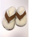 Lammfell Flip-Flop