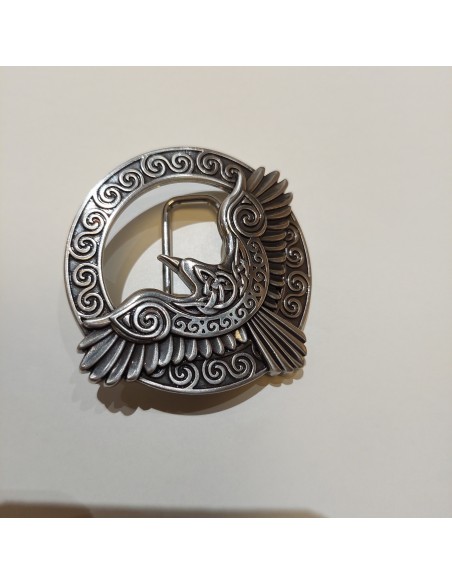Gürtelschnalle Celtic Crow 4.0cm