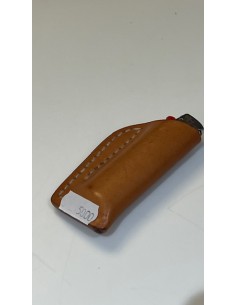 Blankleder Feuerzeug Etui