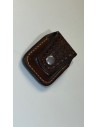Zippo Etui aus feinstem Blankleder und Gürtelschnalle