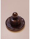 Loxx Stoffunterteil mit Standardscheibe - Messing schwarznickel