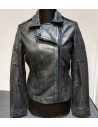 Lederjacke Mauritius 9002 black III