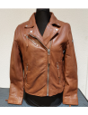 Lederjacke Women Mauritius 9260 cognac