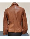 Lederjacke Women Mauritius 9260 cognac