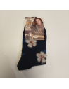 Wollsocken Blume